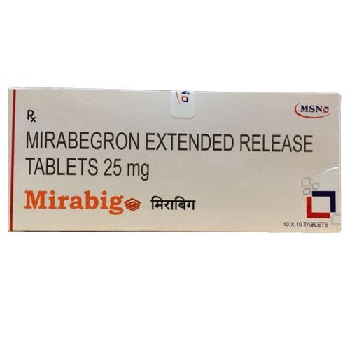 میرا بگ 25mg ٹیبلٹ ER 10s