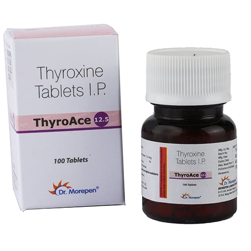 Thyroace 12.5mcg Tablet 100s