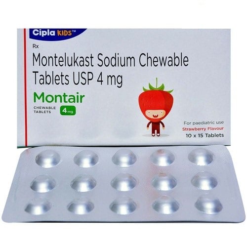 مونٹیر 4mg چبانے والی گولی 15s