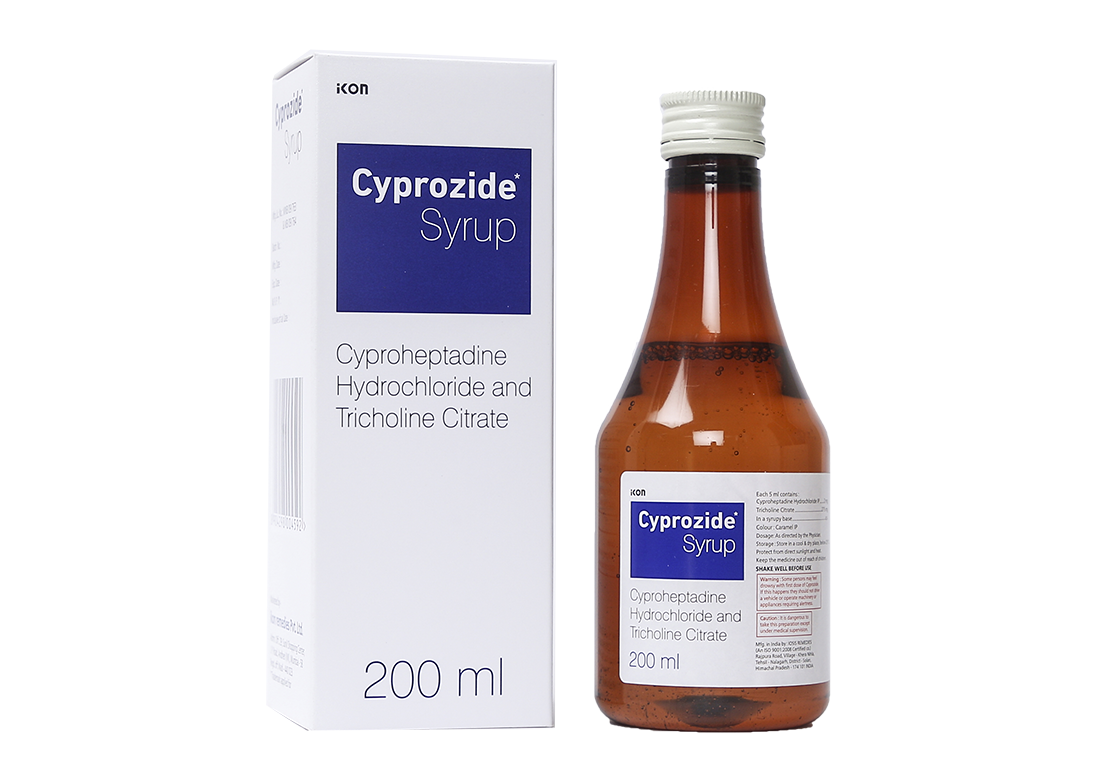 Cyprozide 2mg/275mg Syrup 200ml
