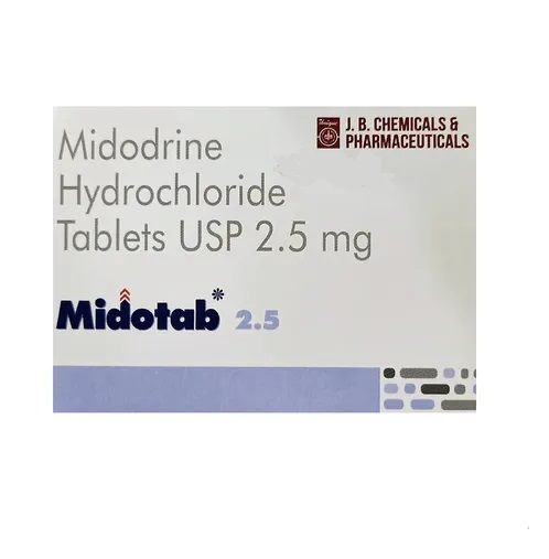 Midotab 2.5mg Tablets 20s