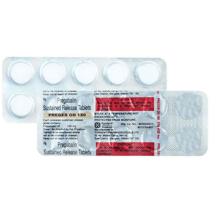 Pregeb OD 150mg Tablet SR 10s