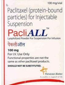 Pacliall 100mg Injection 1s