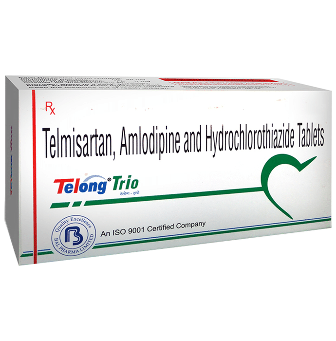 Telong Trio 40mg/5mg/12.5mg Tablet 10s
