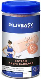Liveasy Crepe Bandage 15cmX4mt 1s