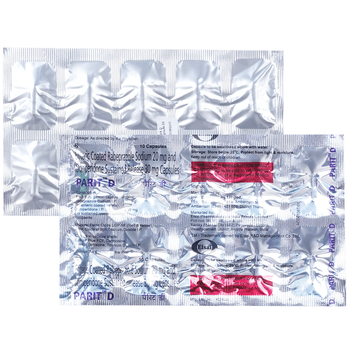 पेरिट डी 30mg/20mg कैप्सूल एसआर