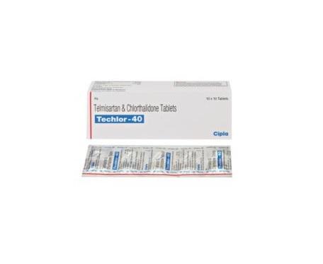 Techlor 40 mg/12.5 mg Tablet