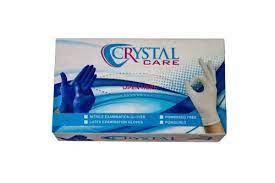 Latex surgical gloves 7 crystal care