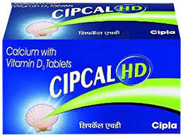 Cipcal HD 1250mg/500mg/500IU Tablet 15s