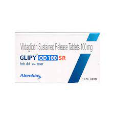 Glipy OD 100mg Tablet SR 15s