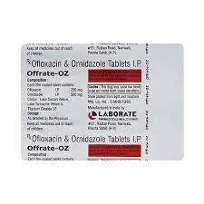 ओफ्रेट ओज़ेड 200mg/500mg टैबलेट 10एस