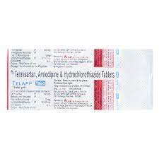 टेलाप्प तिकड़ी 40mg/5mg/12.5mg टैबलेट 10s के बा