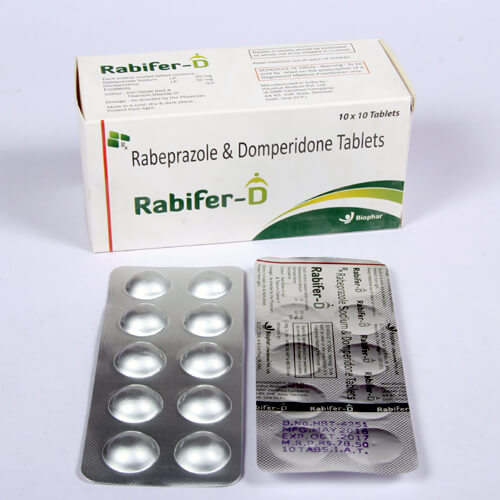 Rabifer-D 10mg/20mg Tablet