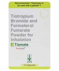 Tiomate 12mcg/18mcg Transcap 15s