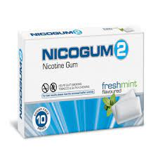 Nicogum 2mg Chewing Gum Mint Sugar Free 10s