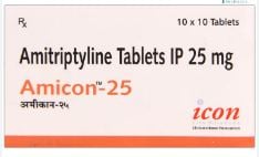 एमिकॉन 25mg टैबलेट 10s के बा