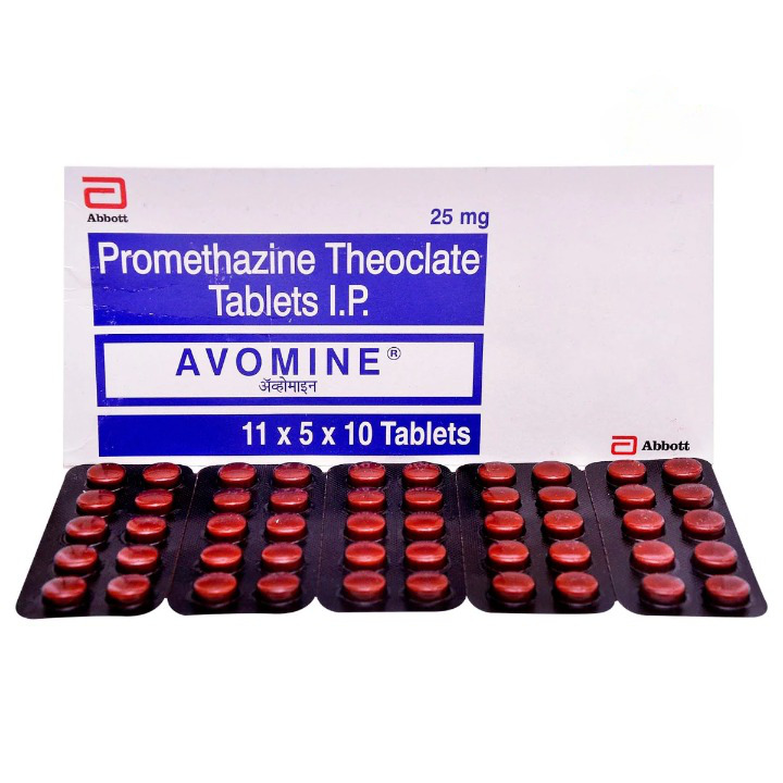 एवोमाइन 25mg टैबलेट एमडी