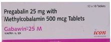 Gabawin 25 M Tablet 10s