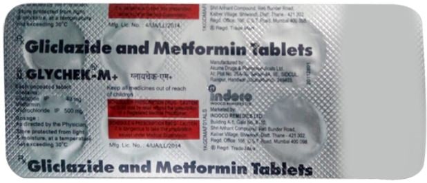 Glychek M 40mg/400mg Tablet 10s