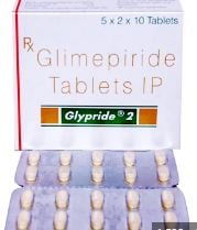 ग्लाइप्राइड 2एमजी टैबलेट 10एस