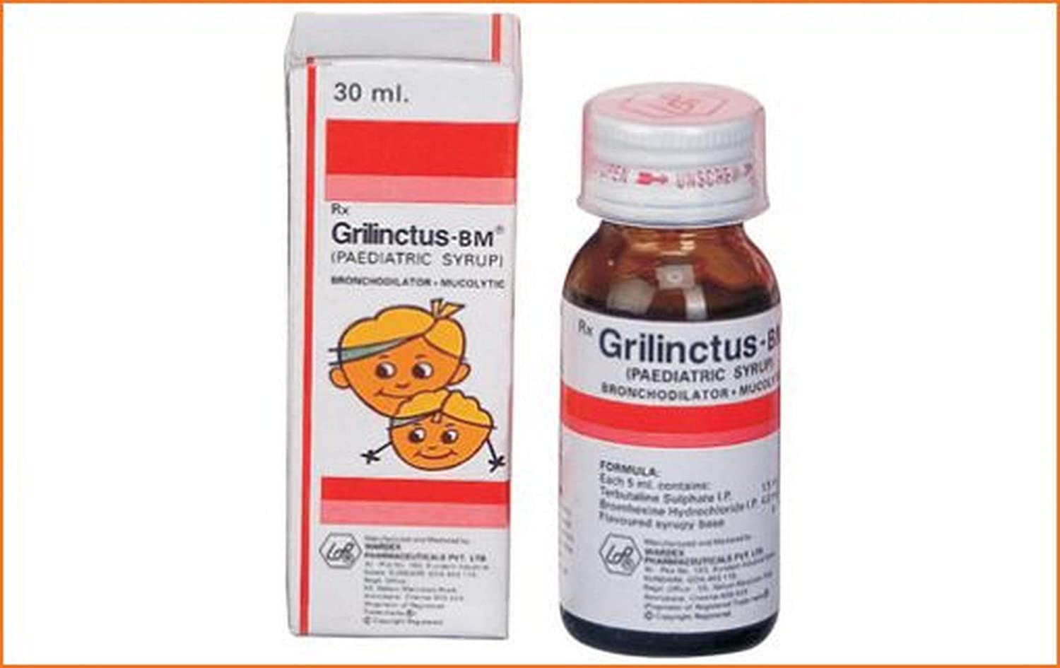 ग्रिलिंक्टस-बीएम पीडियाट्रिक सिरप 30 मि.ली