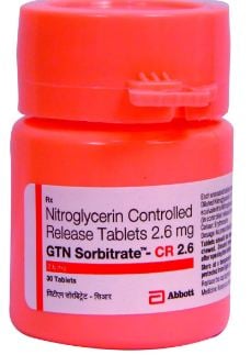 GTN Sorbitrate CR 2.6 ٹیبلیٹ 30s