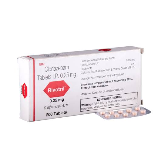 Rivotril 0.25mg Tablet