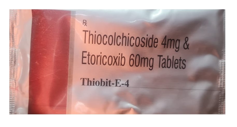 Thiobit E 60mg/4mg Tablet 10s