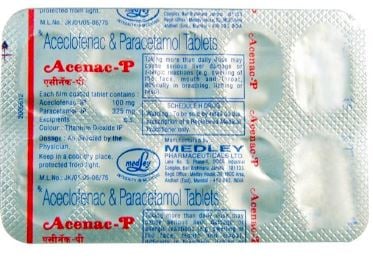 Acnac P 100mg/500mg Tablet 10s