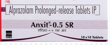 Anxit 0.5mg SR Tablet 10s