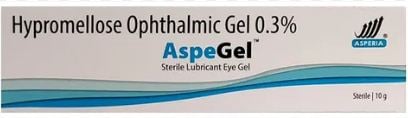 Aspegel Sterile Lubricant Eye Gel 10gm