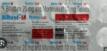 Bilast M 20mg/10mg Tablet 10s