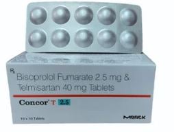 Concor T 2.5mg/40mg Tablet 10s