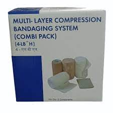 4 LB Multilayer Compression Bandaging System Combipack 1s