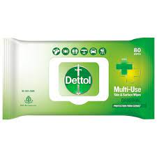 Dettol Original Multi Use Skin & Surface Wipes 80s