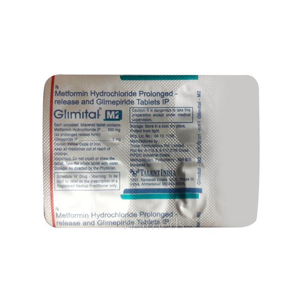 Glimital M2 Tablet PR 10s