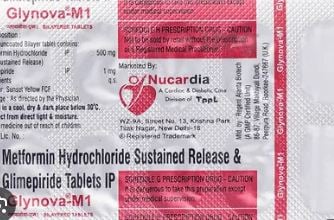 Glynova M 1mg/500mg Tablet Tablet SR 10s