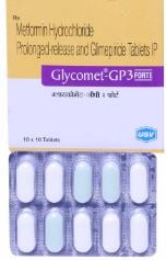ग्लाइकोमेट-जीपी 3 फोर्ट टैबलेट 10एस