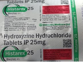 Histarex 25mg Tablet 10s