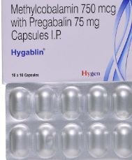 Hygablin 750mcg/75mg Capsule 10s