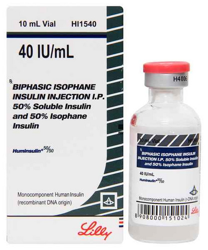 Huminsulin  50/50 Suspension for Injection 40IU/ml