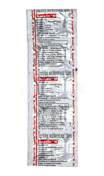 Doxolin M 400mg/5mg Tablet 10s
