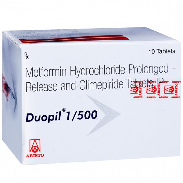 Duopil 1mg/500mg Tablet PR 10s