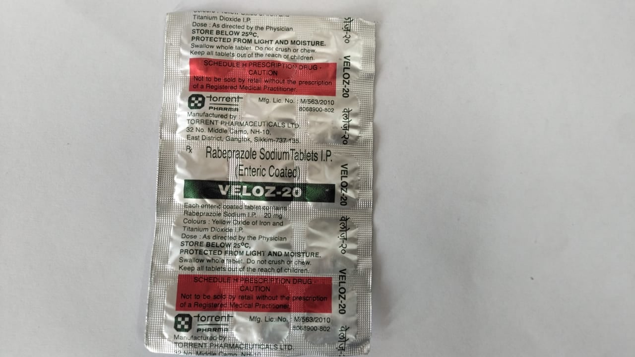 ویلوذ 20mg ٹیبلٹ 15s