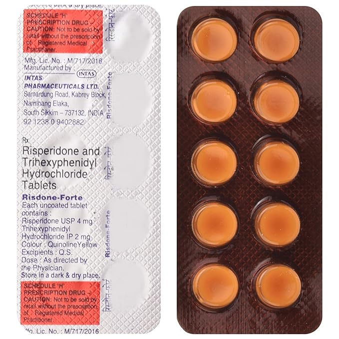 Risdone Forte 4mg/2mg Tablet 10s
