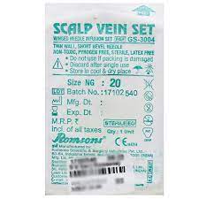 Romson Scalp Vein Set 20G