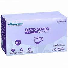 Romson Dispo Guard 3 Ply Face Mask 1s