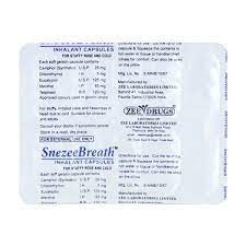 Snezee Breath Inhalant Capsule 10s