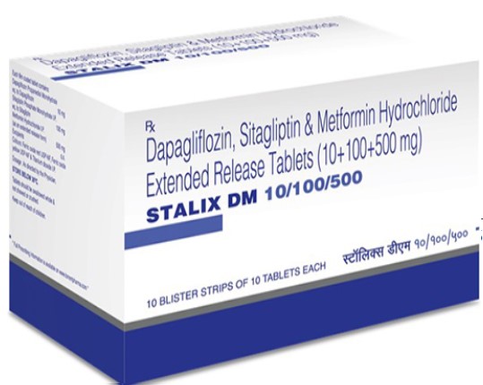 Stalix DM 10mg/100mg/500mg Tablet 10s