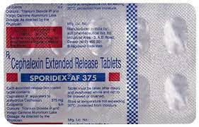 Sporidex AF 375 Tablet ER 10s